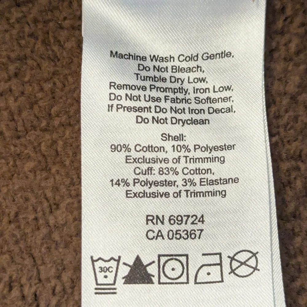 Columbia Sportswear Hart Mountain Camel Crewneck Sweater Sweatshirt Men's L